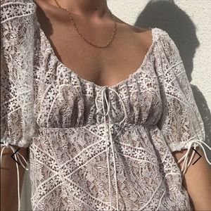 Portola Lace Lined Maxi Dress